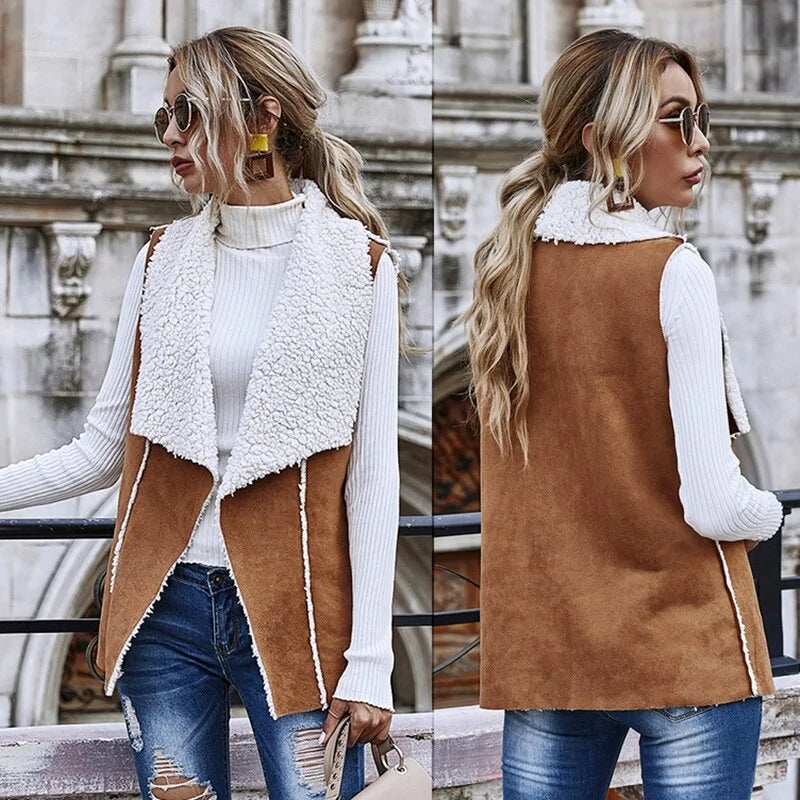 Warm Sleeveless Vest Coat