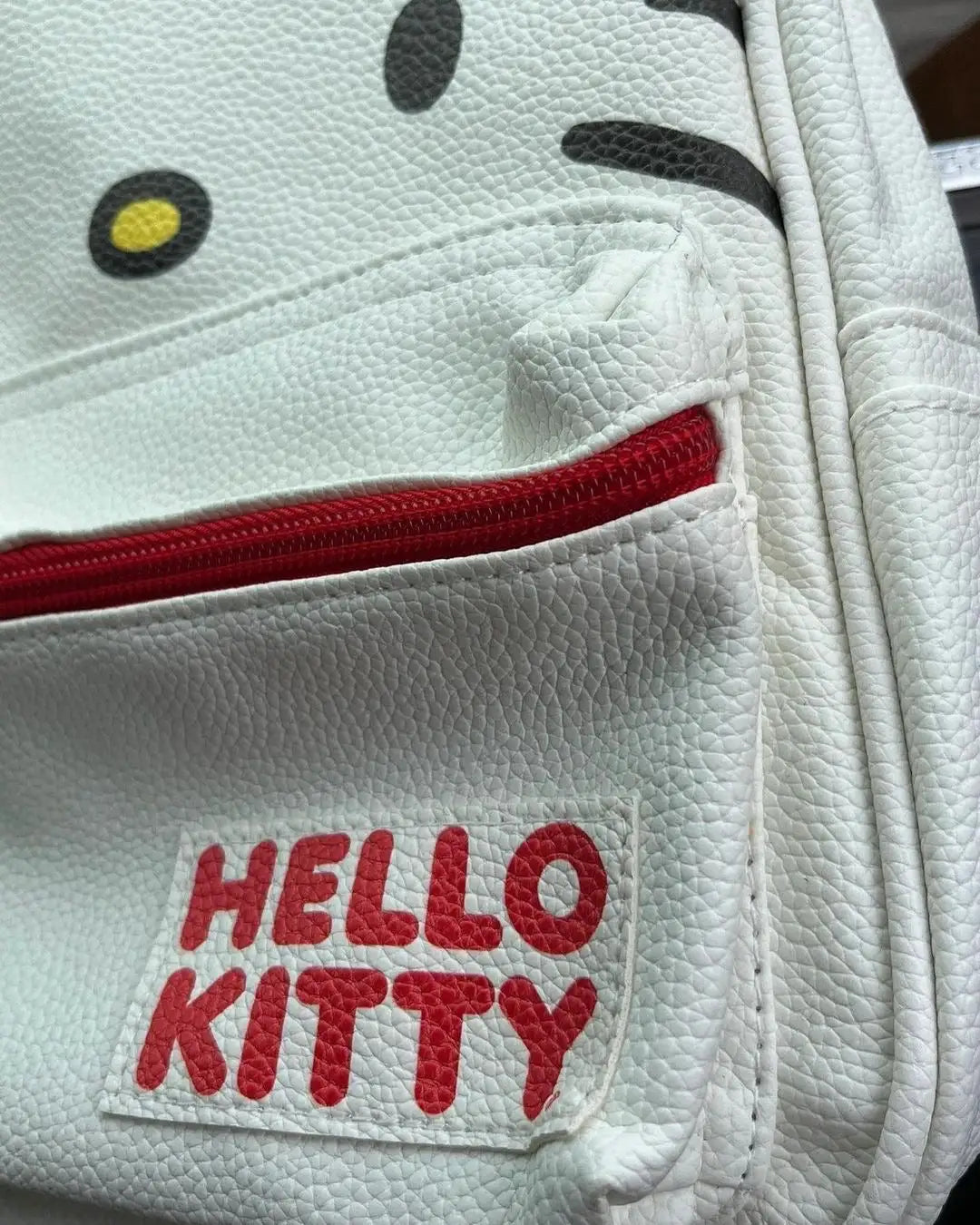 Red White Bow Hello Kitty Backpack Bag