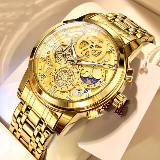 Chrono Elite Single Calendar Quartz Watch Men