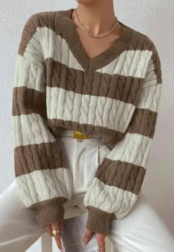 Lazy Loose Women's Knitted Sweater