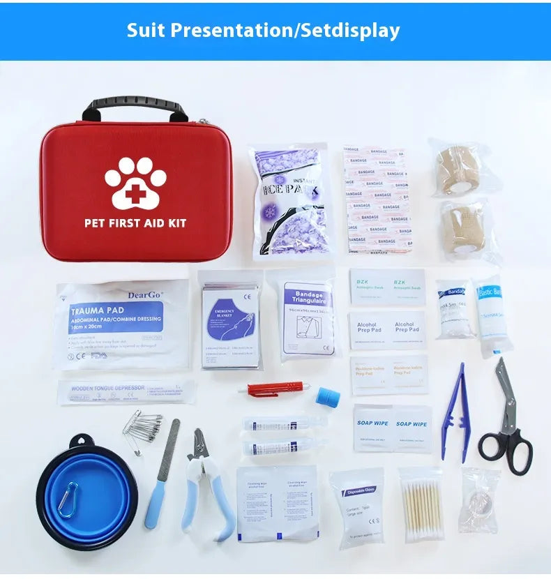 Portable Pet Emergency Wound Care Kit