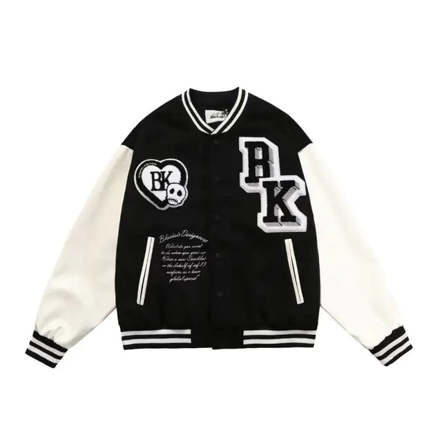 Retro Hip-Hop Y2K Straßenjacke