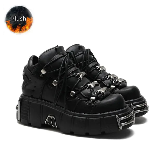 U-DOUBLE Brand's Punk Style Women's Shoes