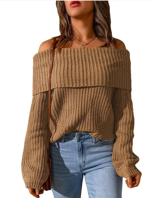 Off-the-Shoulder Sweater