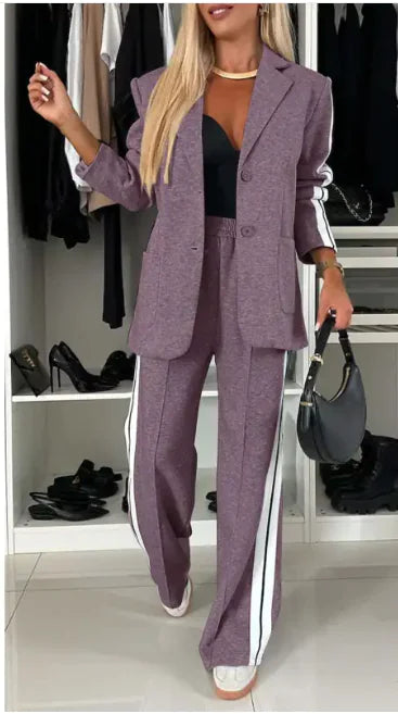 Women's Seasonal Elegance Lapel Suit