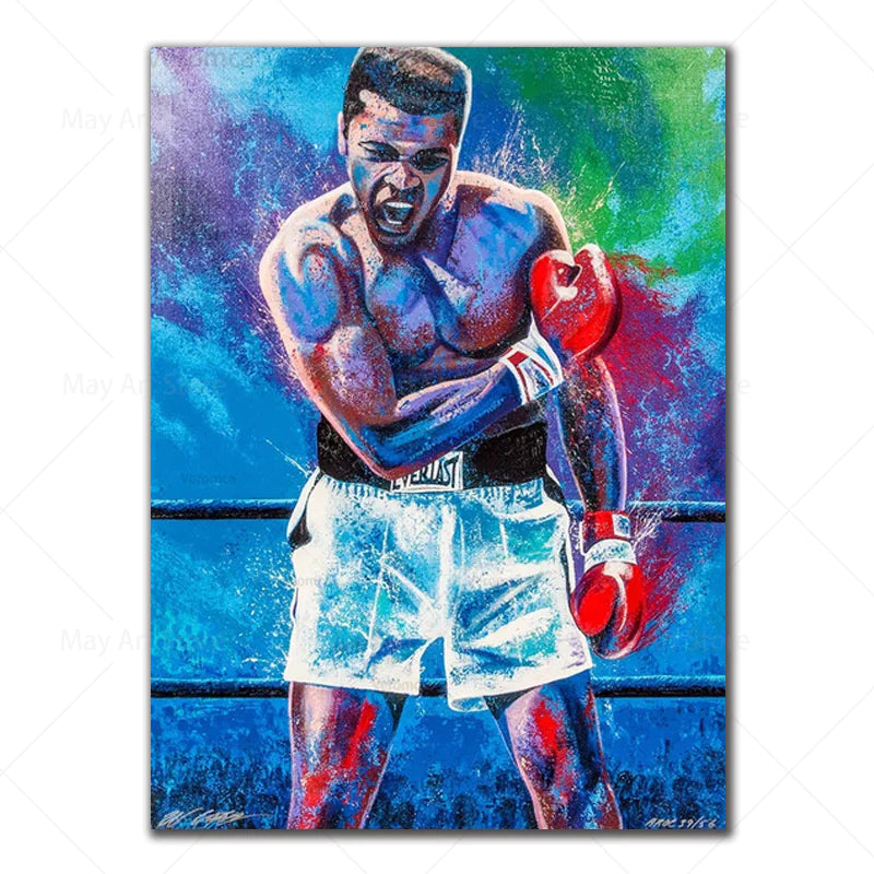 Inspirational Boxing Quote Canvas Wall Art