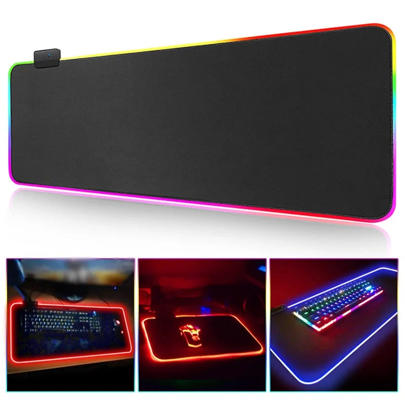 Gaming-Mauspad mit RGB-Hintergrundbeleuchtung