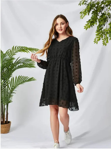 LunaFlow V-Neck Chiffon Tunic