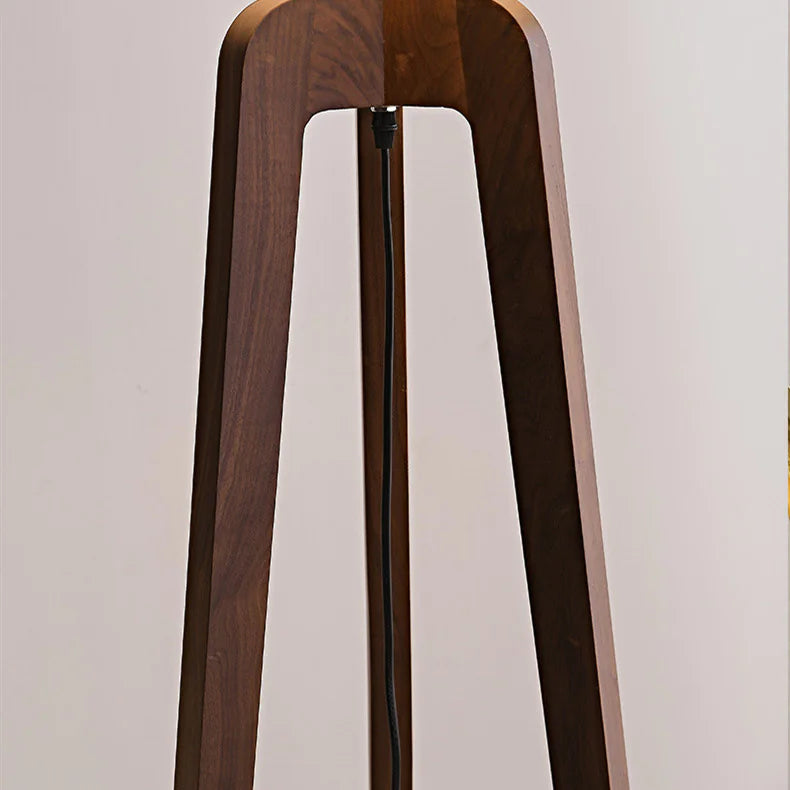 Solid Wood Floor Lamp