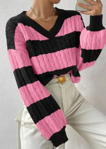 Lazy Loose Women's Knitted Sweater