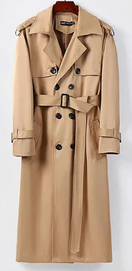 Over-the-Knee Plus Size Trench Coat