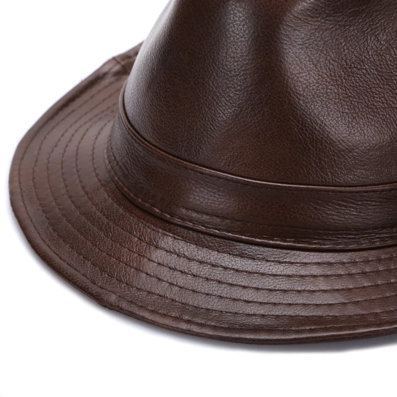 Gentleman Leather Hat