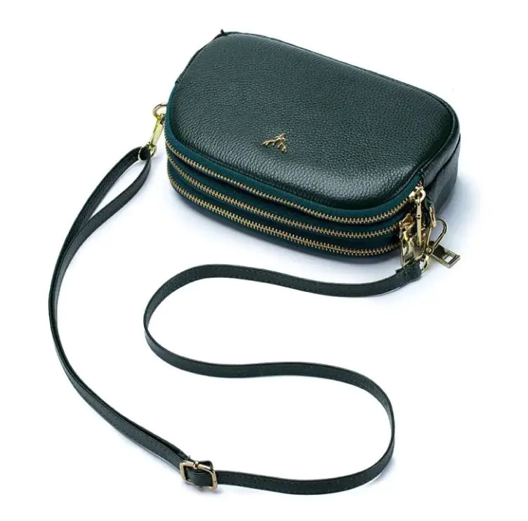 Leather cross-body mini bag