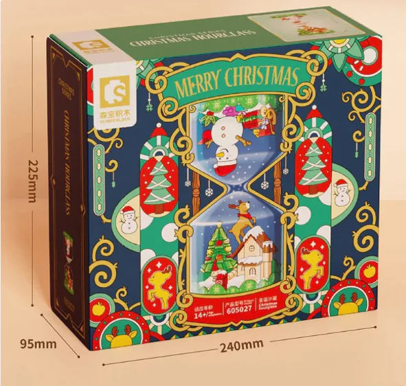 Christmas Hourglass Children Educational Assembly Toys