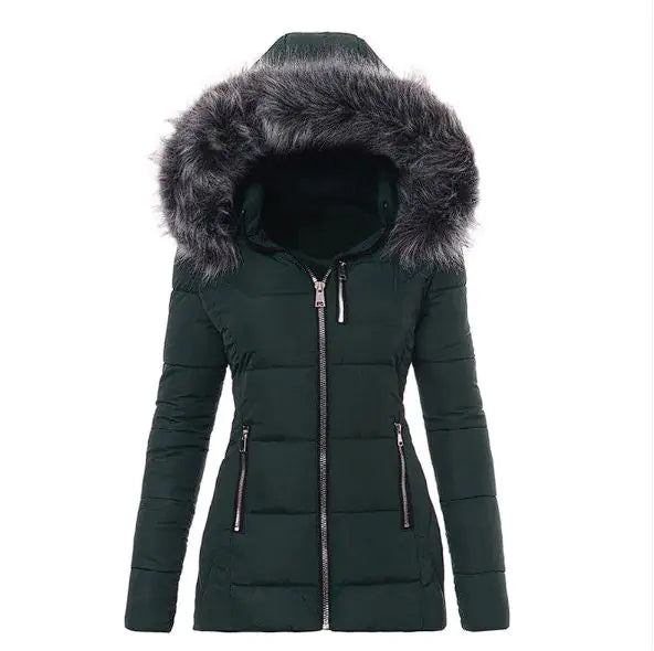 Warme Outdoor-Bergsteigerjacke aus Baumwolle für Damen