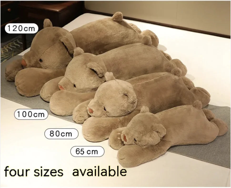 Lying Bear Plush Sleep Companion