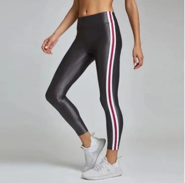 Striped Boost Fitness Tracksuit 2 Piece Set