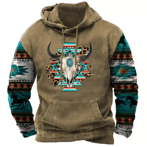 Men's Digital Print Streetwear Sports Hoodie – Fashion Forward Style