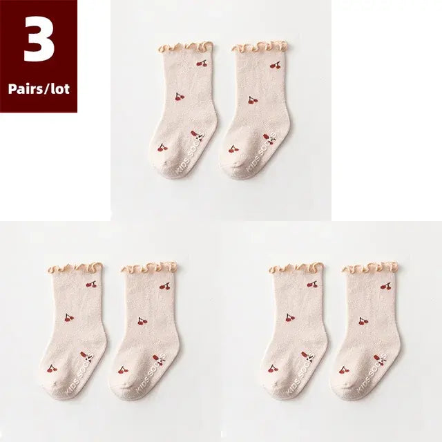 3 Pairs of Anti-Slip Children's Socks