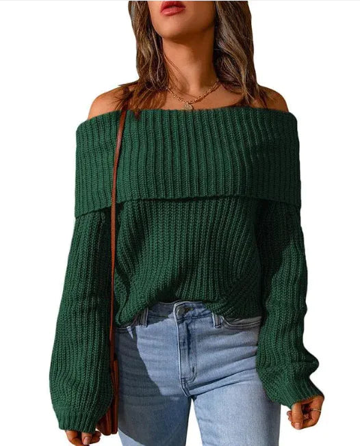 Off-the-Shoulder Sweater