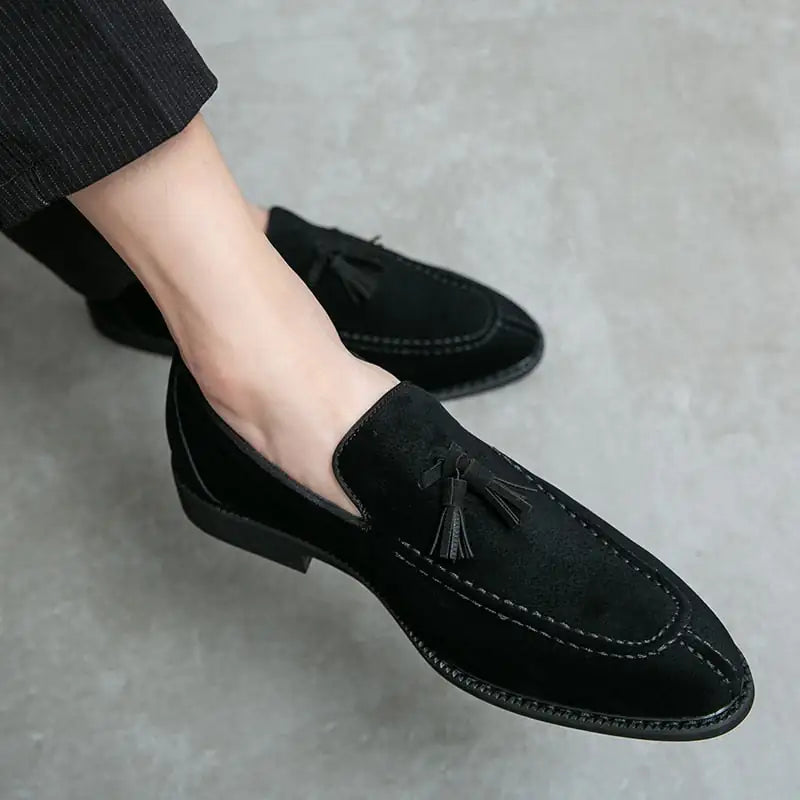 Loafer aus Leder mit Quaste für Herren