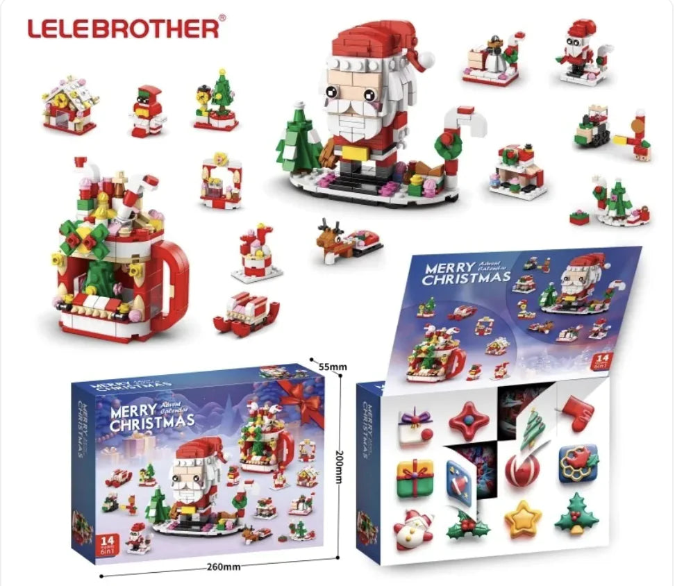 Christmas Blind Box Poking Hole Music Children Assembling