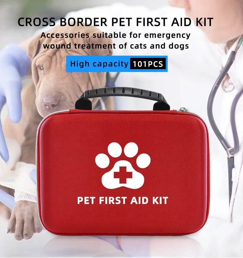 Portable Pet Emergency Wound Care Kit