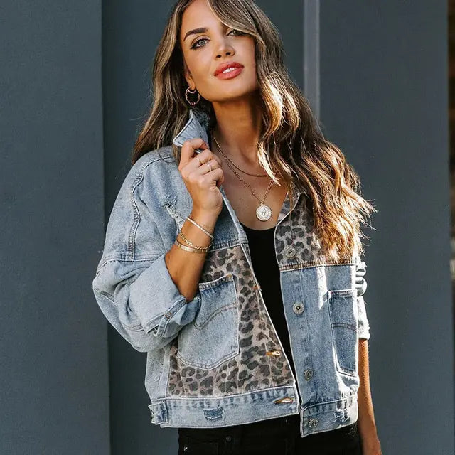 Women's Long Sleeve Denim Jacket