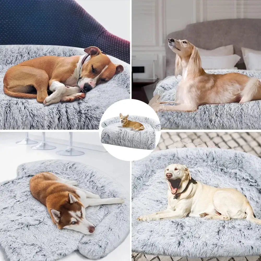 Waschbares Plüsch-Hundebettsofa