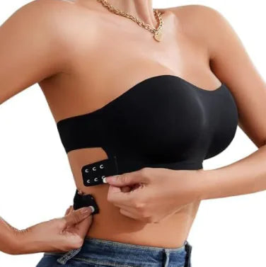 Women's Strapless Bra Cross No Steel